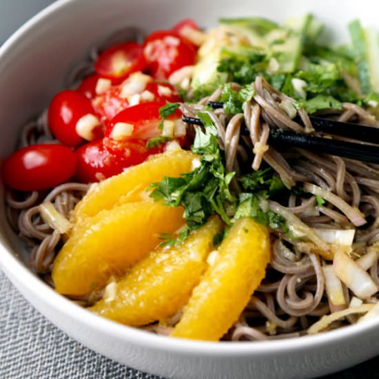 Soba Noodle Salad Tangy Dressing - Recipe photo by misspickledplum