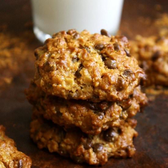 Peanut Butter Chocolate Chip Cookie - Recipe photo by thehealthyfamilyandhome