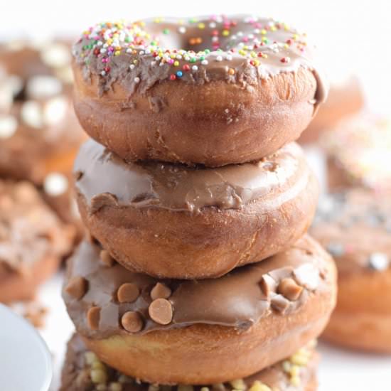 Soft and Fluffy Donuts W/ 4 Glazes - Recipe photo by trufflesandtrends
