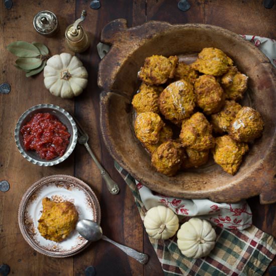Savory Pumpkin Biscuits - Recipe photo by threelittlehalves