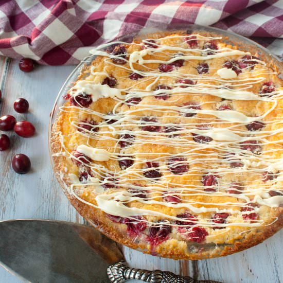 Cranberry Coconut Blender Pie - Recipe photo by Foodwhine