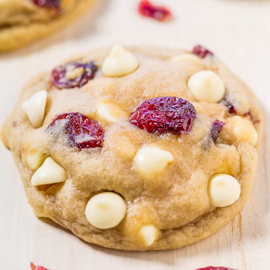 Cranberry White Choc Chip Cookies - Recipe photo by Averie