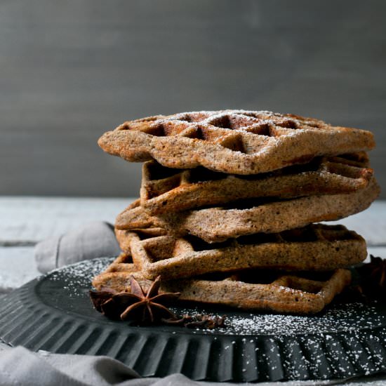 Hazelnut Waffles - Recipe photo by DeniseRenee
