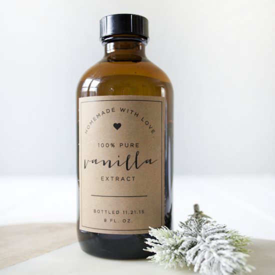 Homemade Vanilla with FREE Label - Recipe photo by brepurposed
