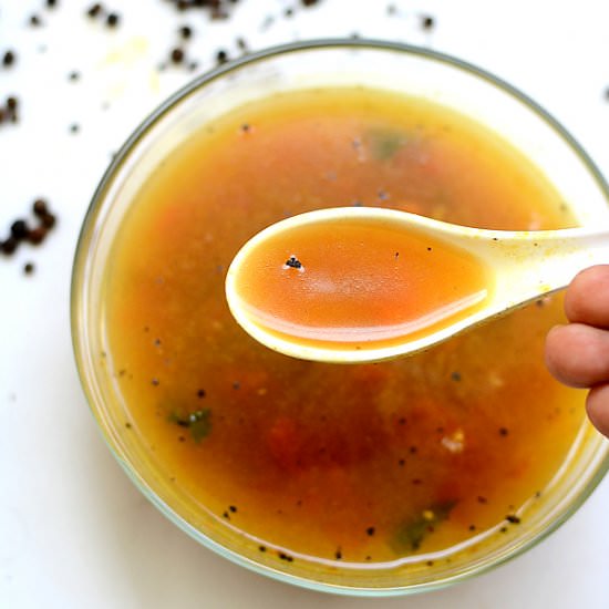 Pepper Rasam Recipe - Recipe photo by Chitras food book