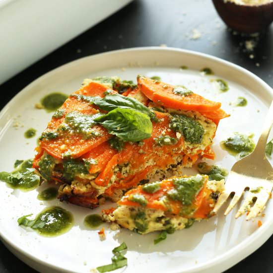 Sweet Potato Lasagna - Recipe photo by minimalist baker