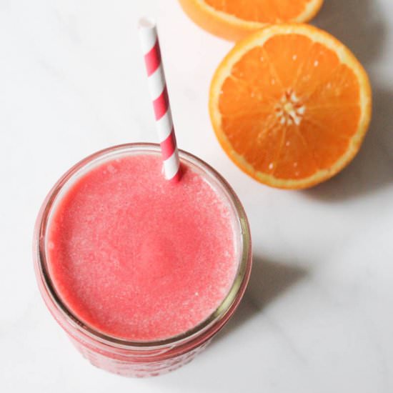 Vegan Strawberry Julius Smoothie - Recipe photo by domesticateme