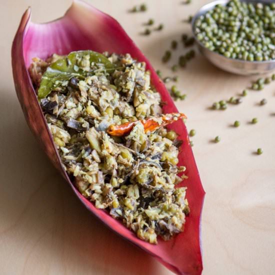 Vazhachundu Thoran - Recipe photo by Palaharam
