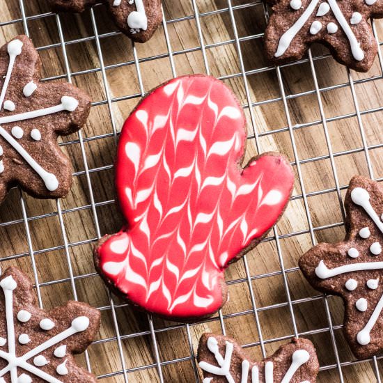Chocolate Chai Cut-Out Cookies - Recipe photo by thewholebite
