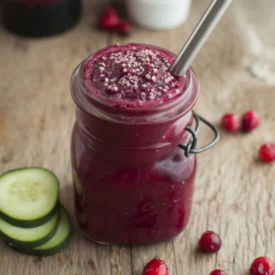 Cranberry Beet Smoothie - Recipe photo by The.Organic.Dietitian