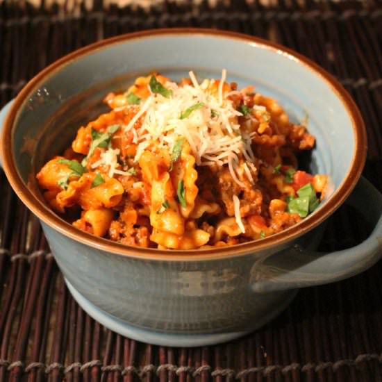 Quick & Easy Skillet Pasta - Recipe photo by The Salted Pepper