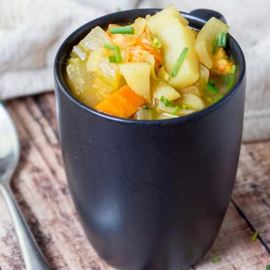 Humarsupa - Recipe photo by forageddish
