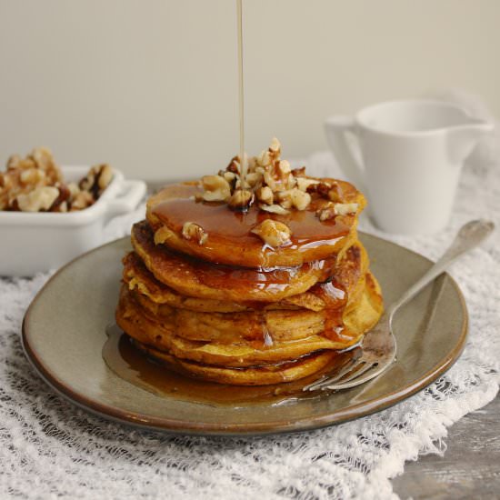 Buttermilk-Pumpkin Pancakes - Recipe photo by marilenaskitchen