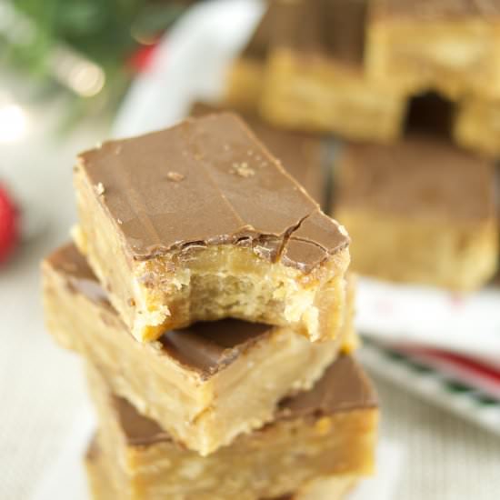 Chewy Toffee Bars - Recipe photo by tiffanybendayan