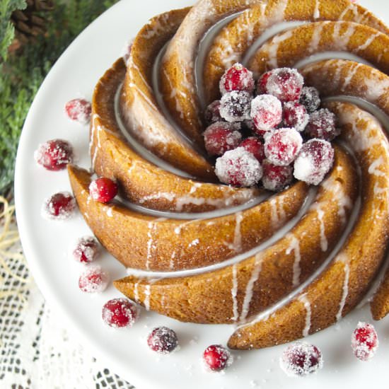 Glazed Gingerbread Bundt Cake - Recipe photo by tiffanybendayan