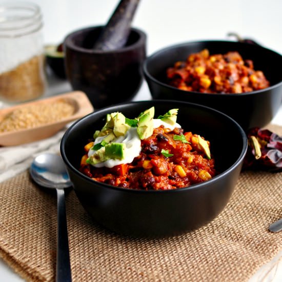 Vegan Chili - Recipe photo by mysecondbreakfast