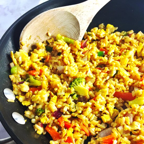 Hibachi-Style Fried Rice - Recipe photo by Kitchen Swagger