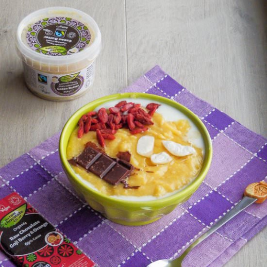 Vegan fresh corn pudding - Recipe photo by IvloonGoddess