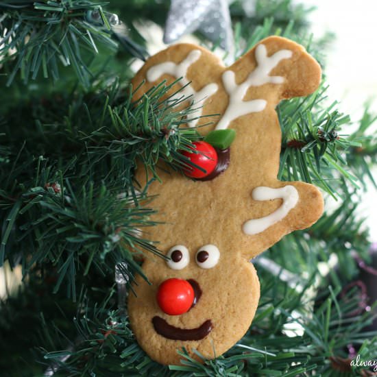 Gingerbread Reindeer Cookies - Recipe photo by AlwaysMadeWithLove
