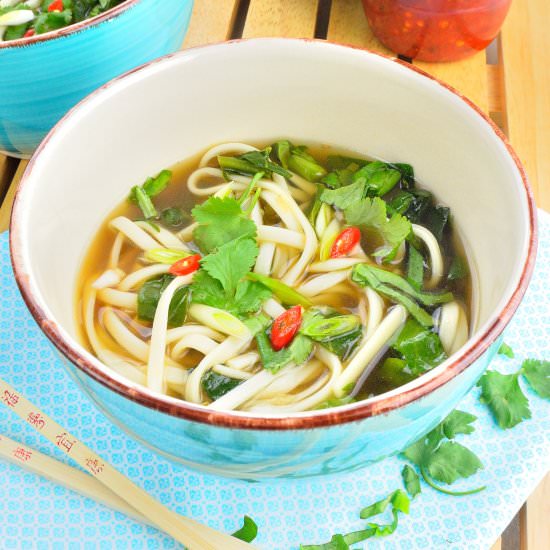 Asian Turkey Noodle Soup - Recipe photo by IAteTheWholeThing