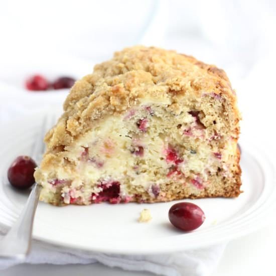 Cranberry Cheesecake Coffee Cake - Recipe photo by thegoldlininggirl