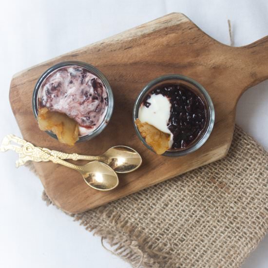 Black Sticky Rice Pudding - Recipe photo by Atikaps