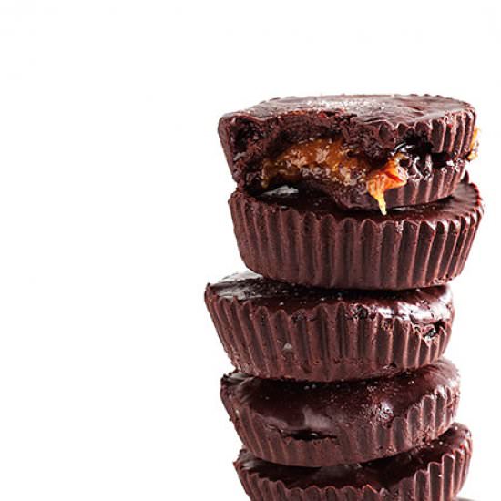 Toffee Almond Butter Cups - Recipe photo by thealmondeater
