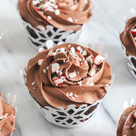 mint chocolate cupcakes - Recipe photo by kitchen_trials