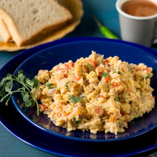 Akuri – Parsi Style Scrambled Eggs - Recipe photo by currytrail