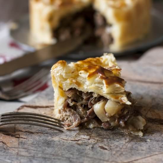 Duck Confit and Pear Pie - Recipe photo by Lolah