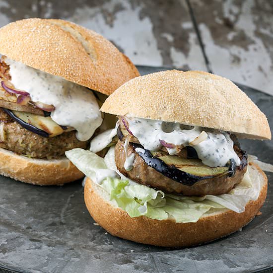 Lamb Burger with Truffle Mayonnaise - Recipe photo by ohmydish