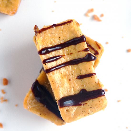 Eggnog Cheesecake Bars Rum Drizzle - Recipe photo by RandaDerkson