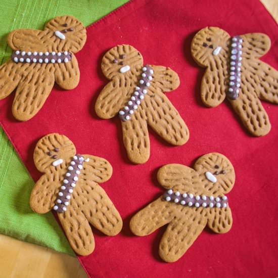 Gingerbread Wookiee Cookies - Recipe photo by sugarednerd