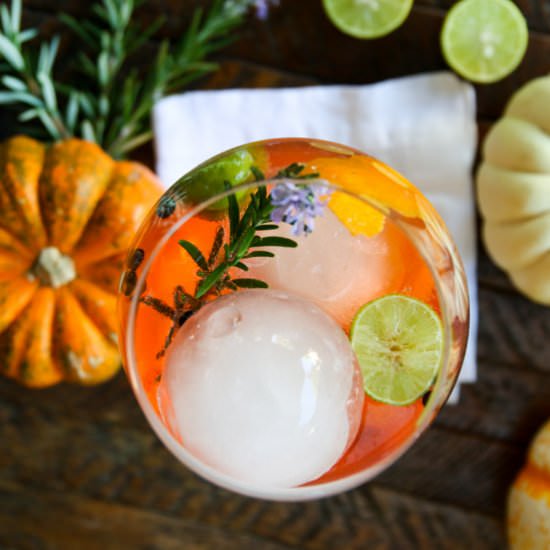 Aperol Gin & Tonic - Recipe photo by Something New For Dinner