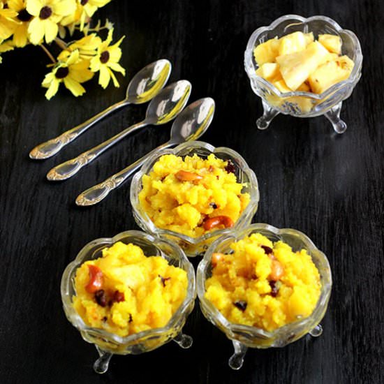 Pineapple Kesari - Recipe photo by BeulahArun