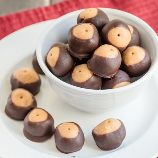 The Best Paleo Buckeyes - Recipe photo by LivingWellMom