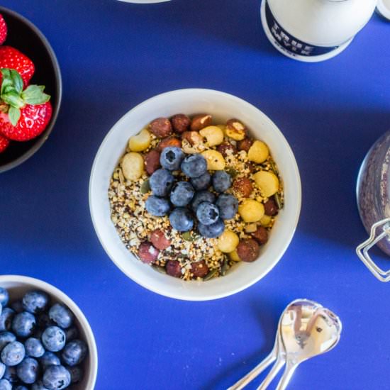 Quinoa Muesli - Recipe photo by Frankiesfeast