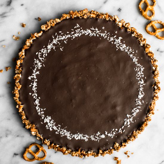 Chocolate Coconut Tart - Recipe photo by healthynibblesandbits