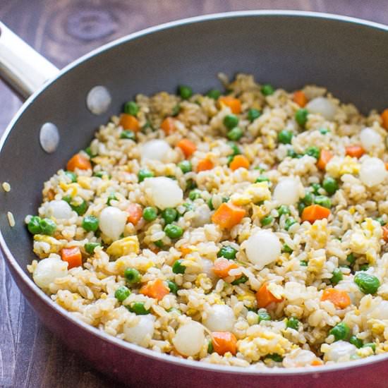 Vegetable Fried Rice (Brown Rice) - Recipe photo by culinaryhill