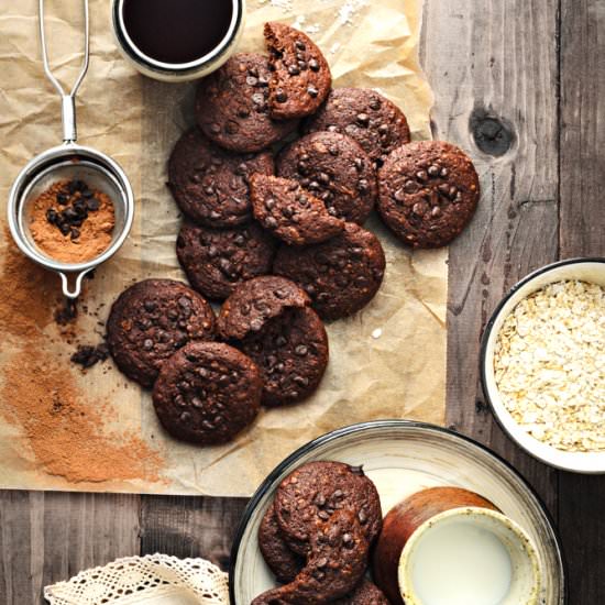 Chocolate Chip Oats Cookies - Recipe photo by cubesnjuliennes