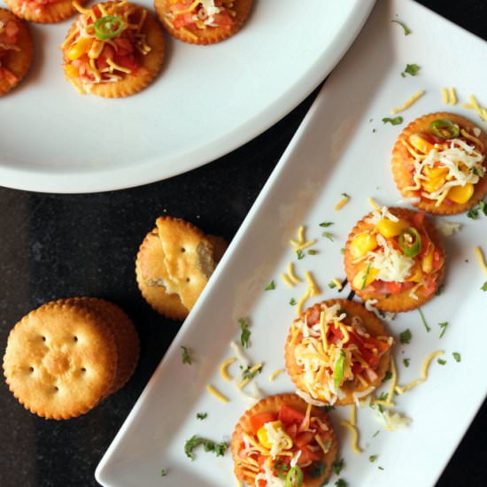 Biscuit Canapes - Recipe photo by vegrecipeworld