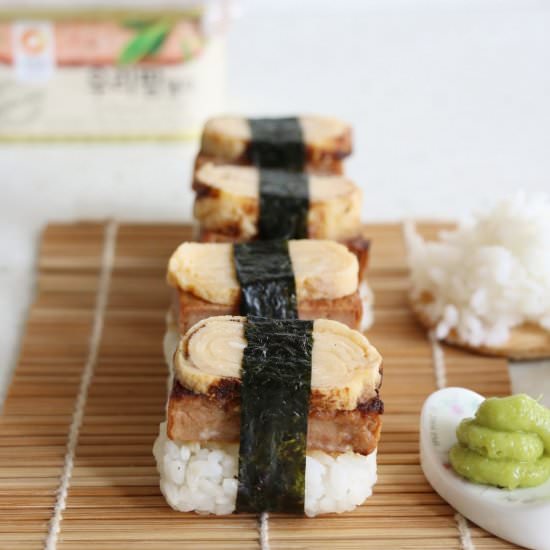 Tamago Musubi Sushi - Recipe photo by AndrestheHomeBaker