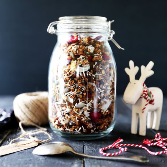 Festive Christmas Granola - Recipe photo by swoonfood