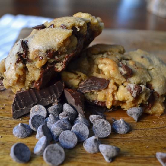 Levain Chocolate Chip Crush Cookies - Recipe photo by Modern Honey