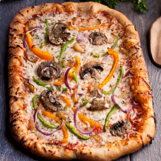 Indian Style Veggie Pizza - Recipe photo by whitbitskitchen