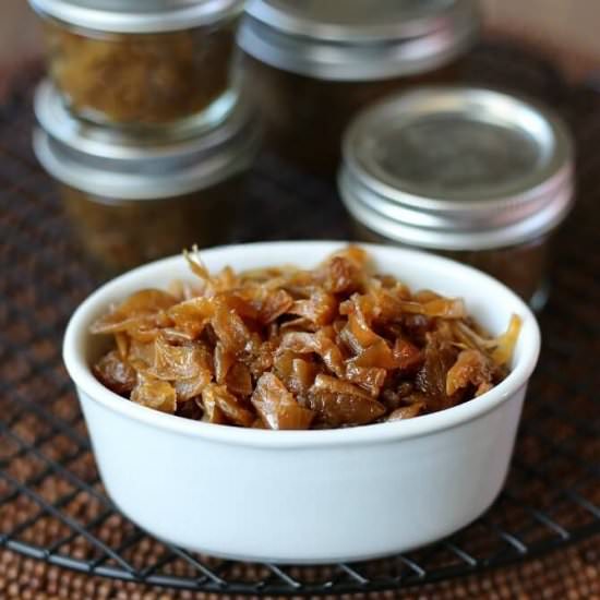 Slow Cooker Caramelized Onions - Recipe photo by Vegan In The Freezer