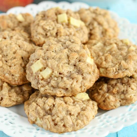 Apple Oatmeal Cookies - Recipe photo by livewellbakeoften