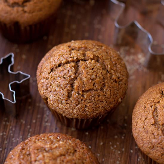 Spiced Gingerbread Muffins - Recipe photo by Life Made Simple