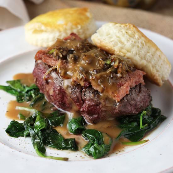 Deconstructed Beef Wellies - Recipe photo by EatInEatOut Magazine