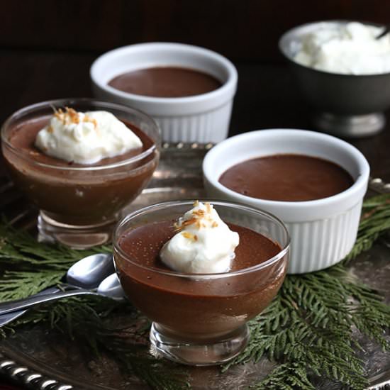 Chocolate Ginger Pots de Creme - Recipe photo by fooddreamer